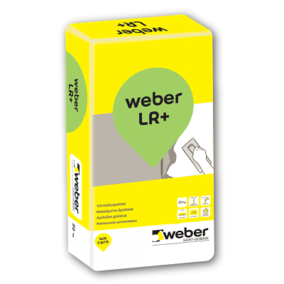 Weber LR+ polimerinis glaistas lubų ir sienų glaistymui